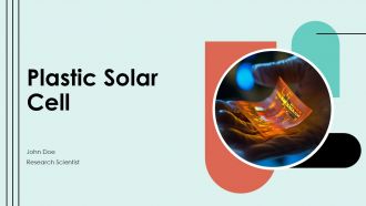 Plastic Solar Cell PPT Sample ACP