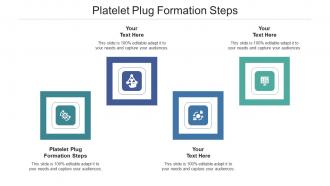 Platelet plug formation steps ppt powerpoint presentation slides clipart images cpb