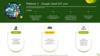 Platform 2 Google Cloud IoT Agricultural IoT Device Management To Monitor Crops IoT SS V