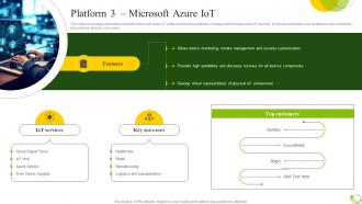 Platform 3 Microsoft Azure Agricultural IoT Device Management To Monitor Crops IoT SS V