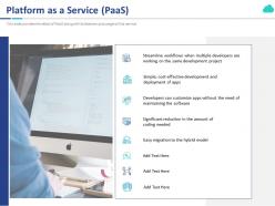 Platform as a service paas ppt powerpoint presentation infographics pictures