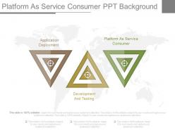 Platform as service consumer ppt background