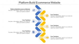 Platform build ecommerce website ppt powerpoint presentation outline structure cpb