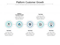 Platform customer growth ppt powerpoint presentation inspiration background cpb