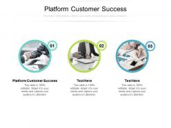 Platform customer success ppt powerpoint presentation template cpb