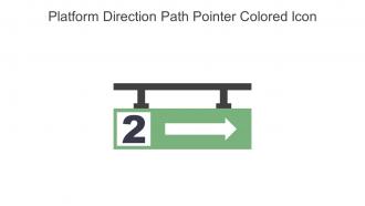 Platform Direction Path Pointer Colored Icon In Powerpoint Pptx Png And Editable Eps Format