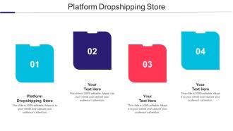 Platform Dropshipping Store Ppt Powerpoint Presentation Inspiration Sample Cpb