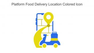 Platform Food Delivery Location Colored Icon In Powerpoint Pptx Png And Editable Eps Format