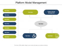 Platform model management ppt powerpoint presentation infographics slide portrait cpb