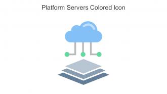 Platform Servers Colored Icon In Powerpoint Pptx Png And Editable Eps Format
