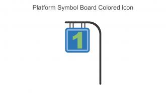 Platform Symbol Board Colored Icon In Powerpoint Pptx Png And Editable Eps Format