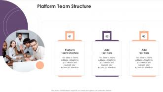 Platform Team Structure In Powerpoint And Google Slides Cpb