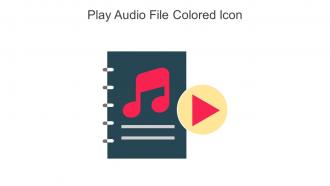 Play Audio File Colored Icon In Powerpoint Pptx Png And Editable Eps Format