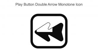 Play Button Double Arrow Monotone Icon In Powerpoint Pptx Png And Editable Eps Format
