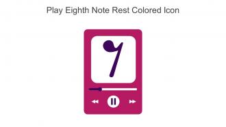 Play Eighth Note Rest Colored Icon In Powerpoint Pptx Png And Editable Eps Format