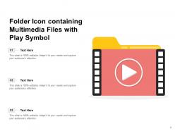 Play Icon Application Symbol Indicating Multimedia Containing