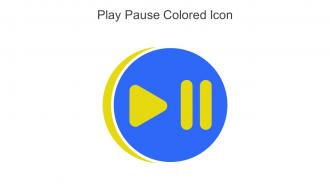 Play Pause Colored Icon In Powerpoint Pptx Png And Editable Eps Format