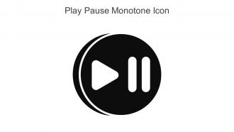 Play Pause Monotone Icon In Powerpoint Pptx Png And Editable Eps Format