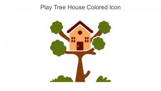 Play Tree House Colored Icon In Powerpoint Pptx Png And Editable Eps Format