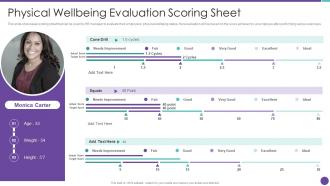 Playbook Employee Wellness Physical Wellbeing Evaluation Scoring Sheet