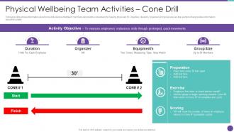 Playbook Employee Wellness Physical Wellbeing Team Activities Cone Drill