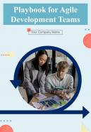 Playbook For Agile Development Teams Report Sample Example Document