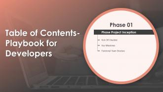 Playbook For Developers Powerpoint Presentation Slides