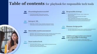 Playbook For Responsible Tech Tools Powerpoint Presentation Slides Downloadable Colorful