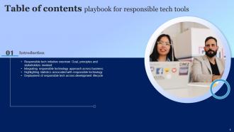 Playbook For Responsible Tech Tools Powerpoint Presentation Slides Customizable Colorful