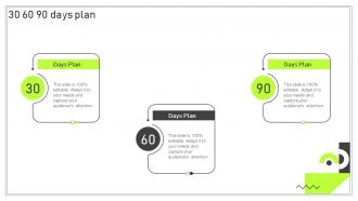 Playbook For Software Developer 30 60 90 Days Plan Ppt Slides Icons