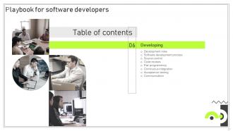 Playbook For Software Developers Powerpoint Presentation Slides