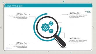 Playbook To Make Content Marketing Strategy Useful Magnifying Glass Ppt Slides Background Designs