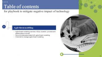 Playbook To Mitigate Negative Impact Of Technology Powerpoint Presentation Slides Content Ready Best