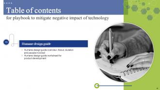 Playbook To Mitigate Negative Impact Of Technology Powerpoint Presentation Slides Multipurpose Good