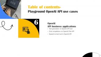 Playground OpenAI API Use Cases Powerpoint Presentation Slides ChatGPT CD V Good Visual