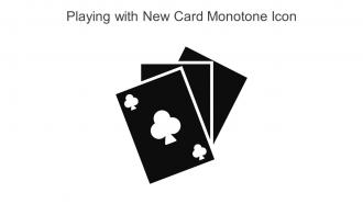 Playing With New Card Monotone Icon In Powerpoint Pptx Png And Editable Eps Format