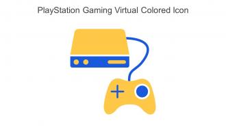 Playstation Gaming Virtual Colored Icon In Powerpoint Pptx Png And Editable Eps Format