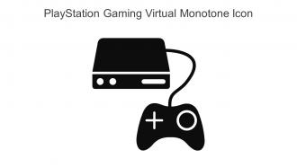 Playstation Gaming Virtual Monotone Icon In Powerpoint Pptx Png And Editable Eps Format