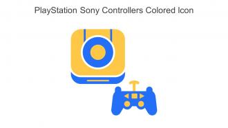Playstation Sony Controllers Colored Icon In Powerpoint Pptx Png And Editable Eps Format