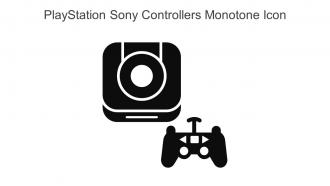Playstation Sony Controllers Monotone Icon In Powerpoint Pptx Png And Editable Eps Format