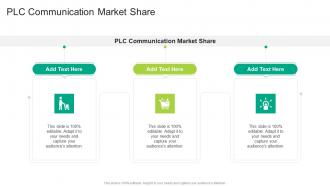 PLC Communication Market Share In Powerpoint And Google Slides Cpb