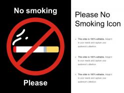 Please no smoking icon