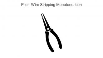 Plier  Wire Stripping Monotone Icon In Powerpoint Pptx Png And Editable Eps Format