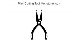 Plier Cutting Tool Monotone Icon In Powerpoint Pptx Png And Editable Eps Format