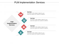 Plm implementation services ppt powerpoint presentation infographic cpb