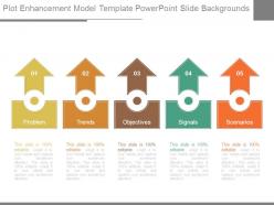 Plot enhancement model template powerpoint slide backgrounds
