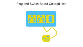 Plug And Switch Board Colored Icon In Powerpoint Pptx Png And Editable Eps Format