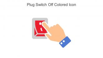 Plug Switch Off Colored Icon In Powerpoint Pptx Png And Editable Eps Format