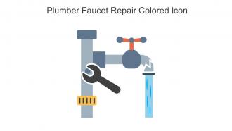 Plumber Faucet Repair Colored Icon In Powerpoint Pptx Png And Editable Eps Format