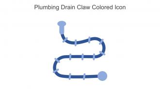 Plumbing Drain Claw Colored Icon In Powerpoint Pptx Png And Editable Eps Format
